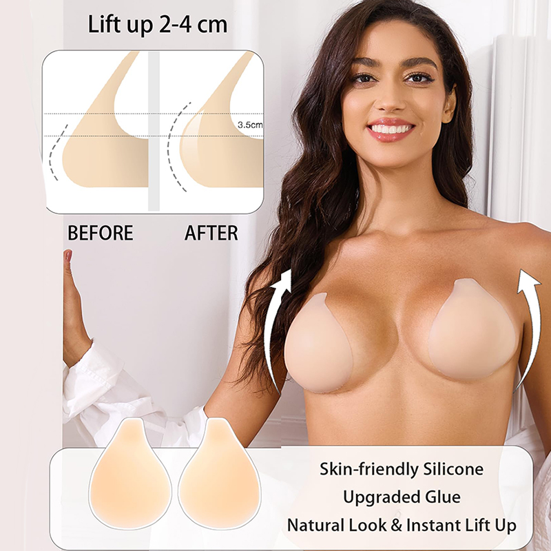 1/2 Pairs Women Sticky Bra Pus - đánh giá và giá Backless Bra Sticky