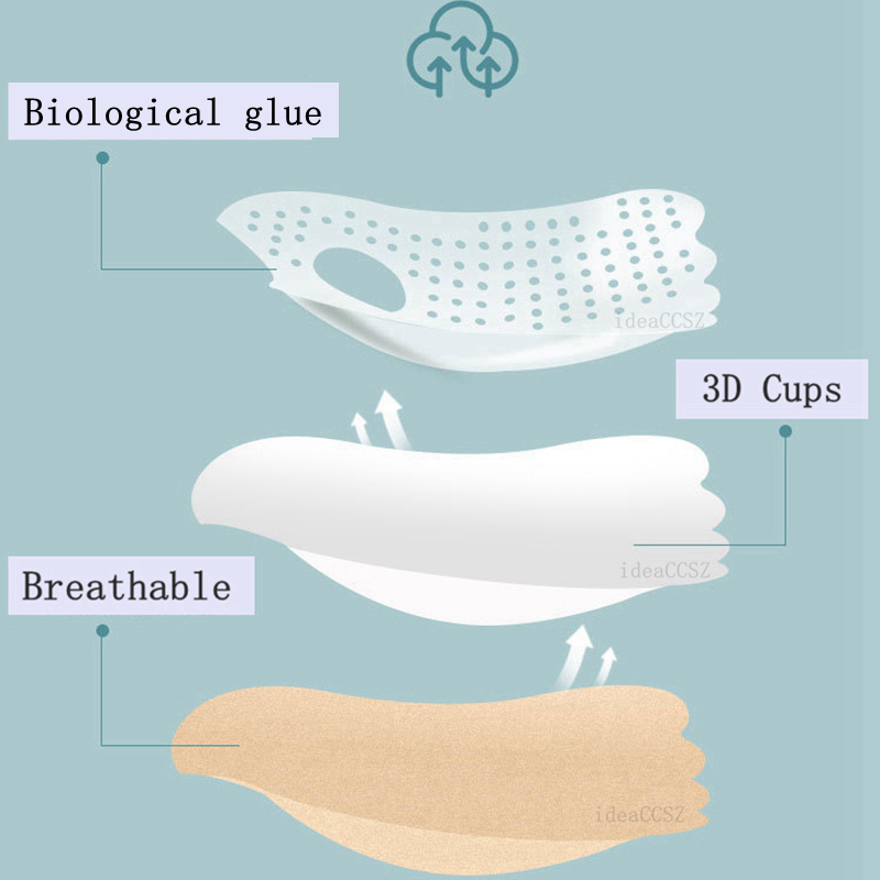Sticky Adhesive Bras Invisible - đánh giá và giá Backless Bra Sticky