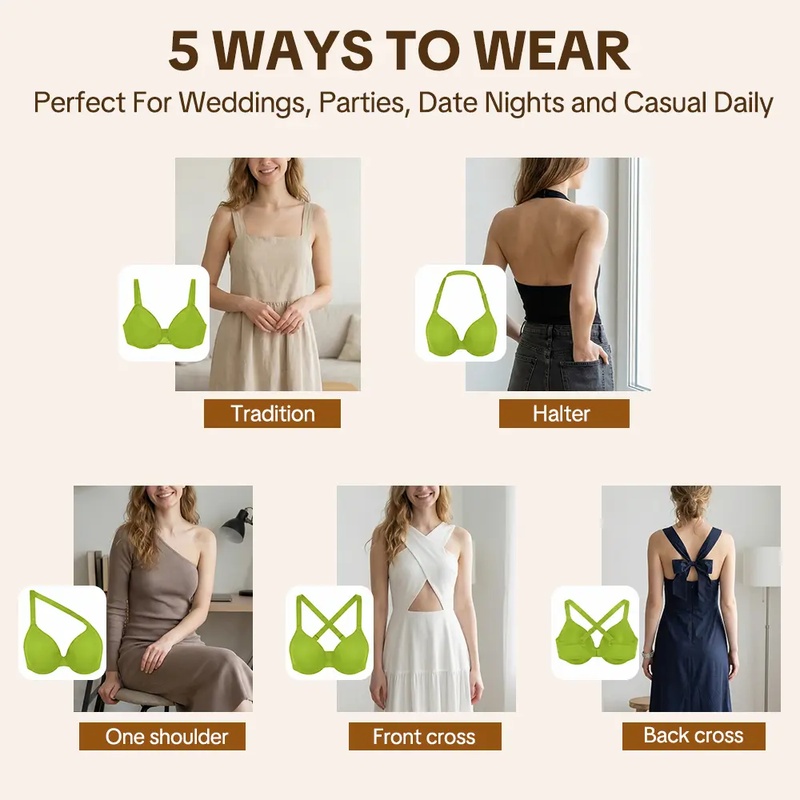 HSIA Seraphina 5-Way Multiway  - đánh giá và giá Sheer Mesh Bra