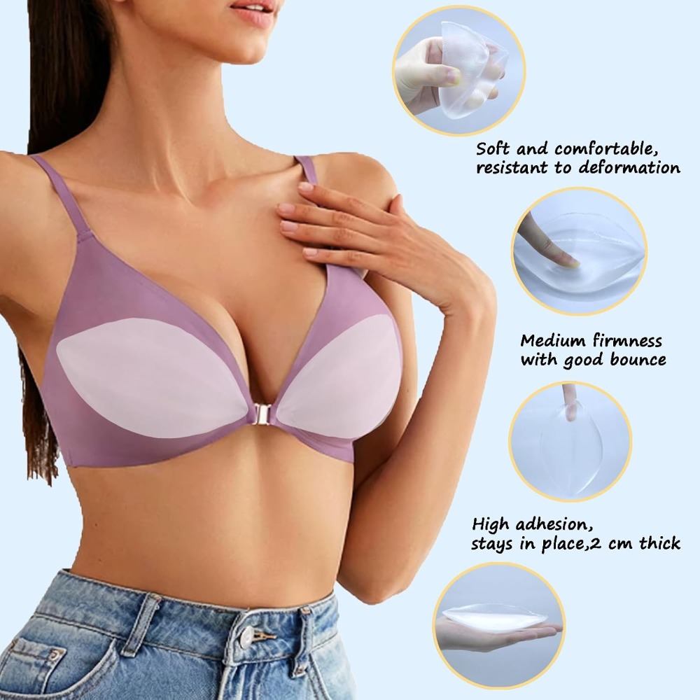 Adhesive Silicone Bra Inserts  - đánh giá và giá Push Up Bra Silicone