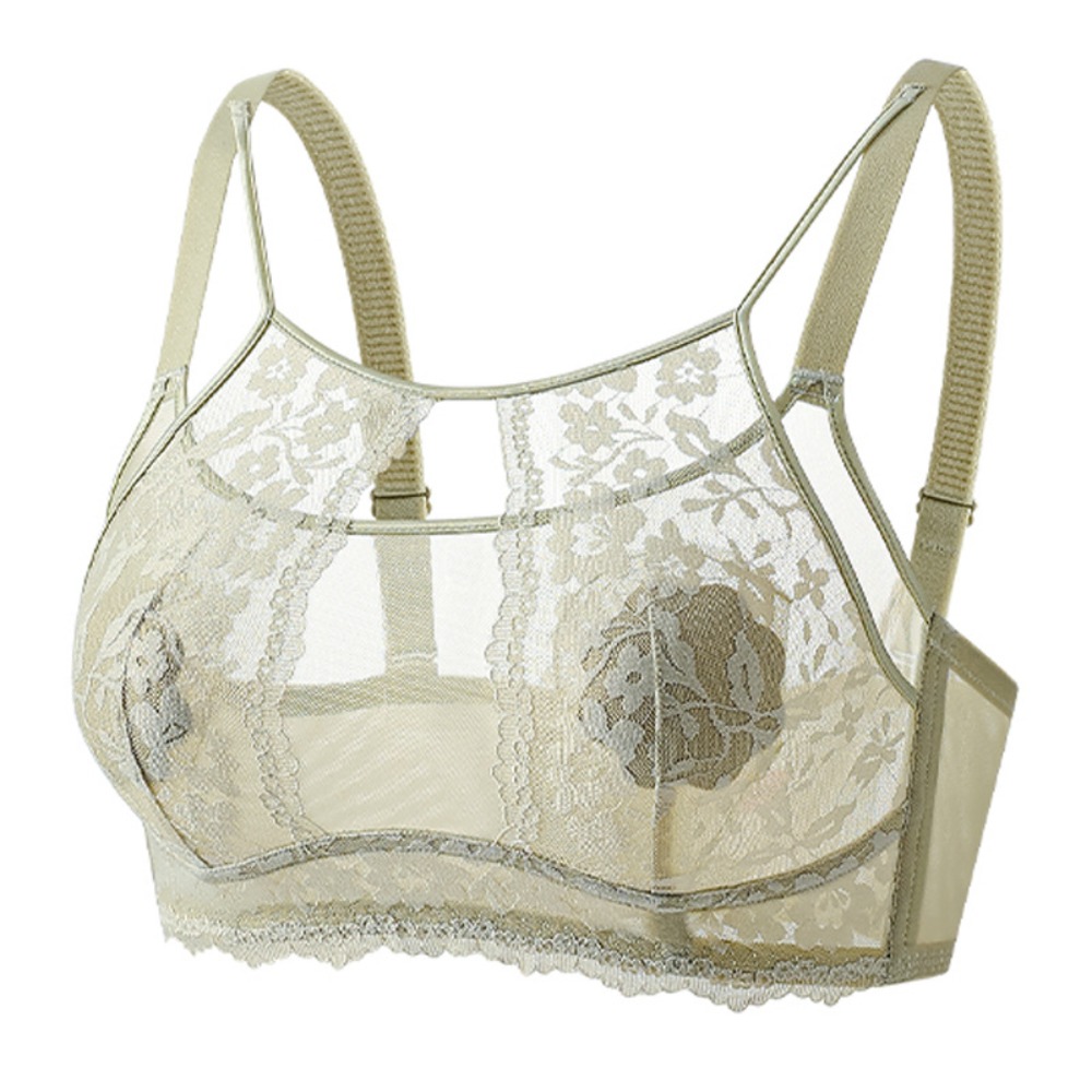 Fashion Mesh Flower Wireless D - đánh giá và giá Sheer Mesh Bra
